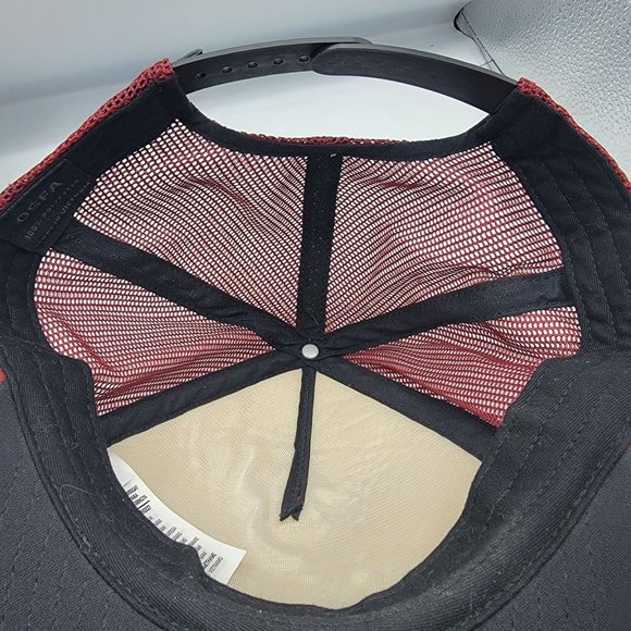 Fox Racing Repented Adults Dark Red Trucker Hat Breathable Adjustable Comfort - Picture 7 of 10